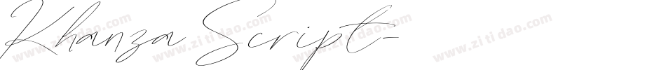 Khanza Script字体转换